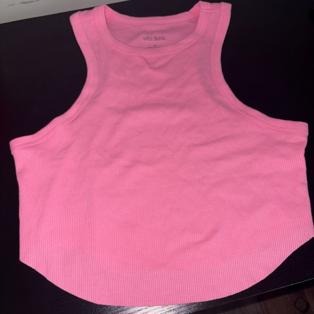 Wild Fable Pink Sleeveless Crop Tank